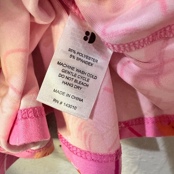 Dot Dot Smile Pink Flamingo Heart Girls Ballet 3/4 Sleeve Dress Rare LLR 12/24M - Picture 4 of 6